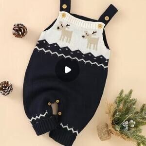 New sweater knit winter romper 9-12 months
